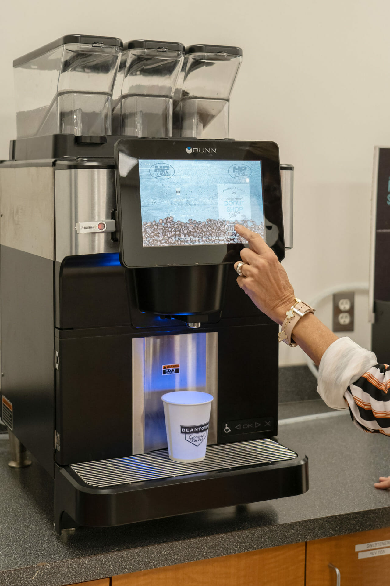 National Convenience Distributors Food Service Team Bunn Bean To Cup Coffee Machine National Convenience Distributors Food Service Team Bunn Bean To Cup Coffee Machine Test Kitchen J. Polep Distribution Services