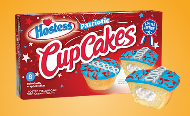 RWB Hostess Cupcakes