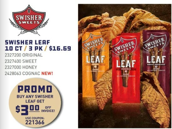 Swisher Sweets Deal September 2022