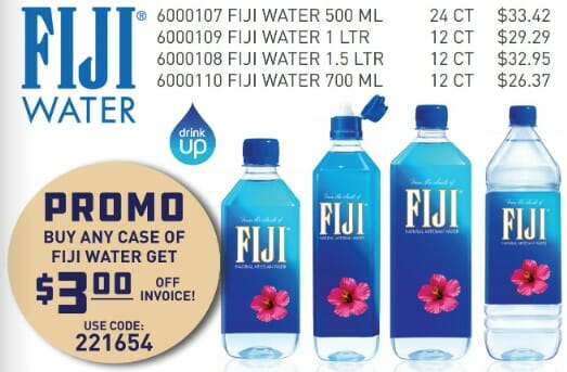 Fiji Water November Deal