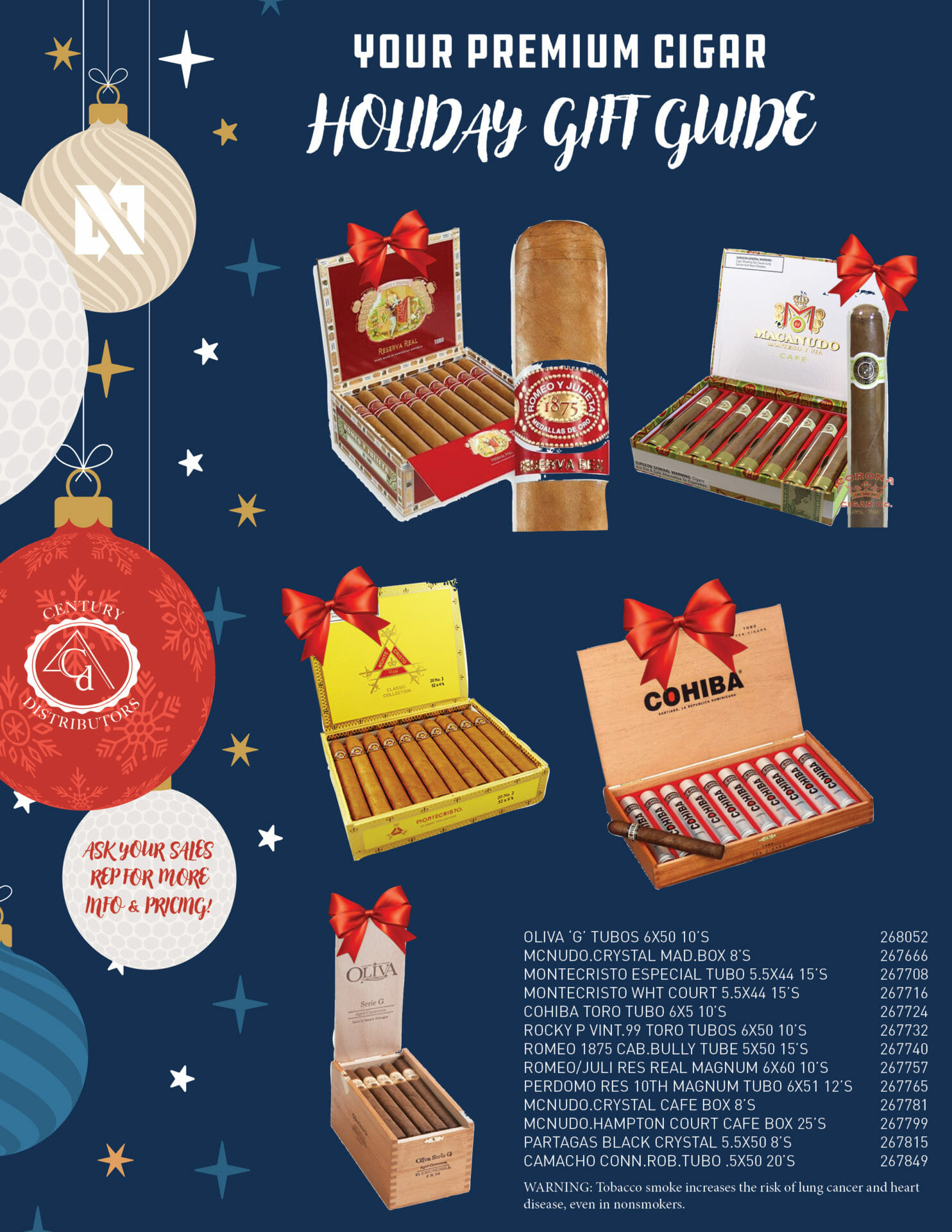 Century Premium Cigar Holiday Gift Guide 2022