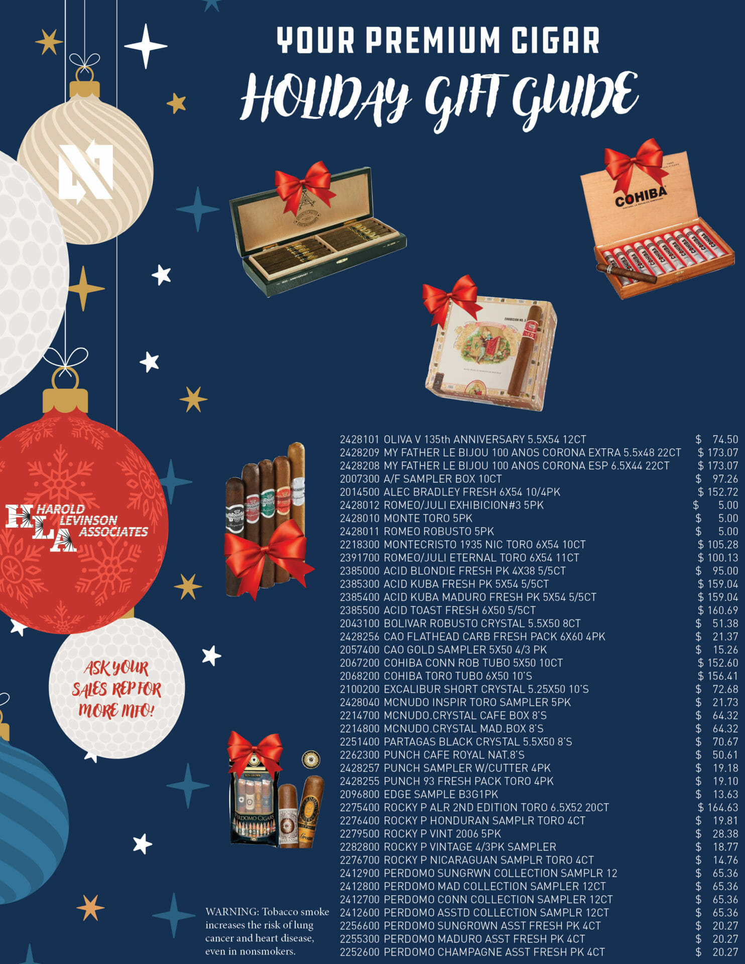 HLA Premium Cigar Holiday Gift Guide 2022