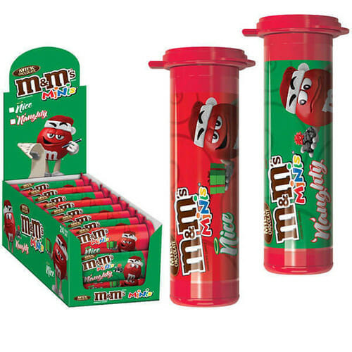 Red and Green Mini M&M's