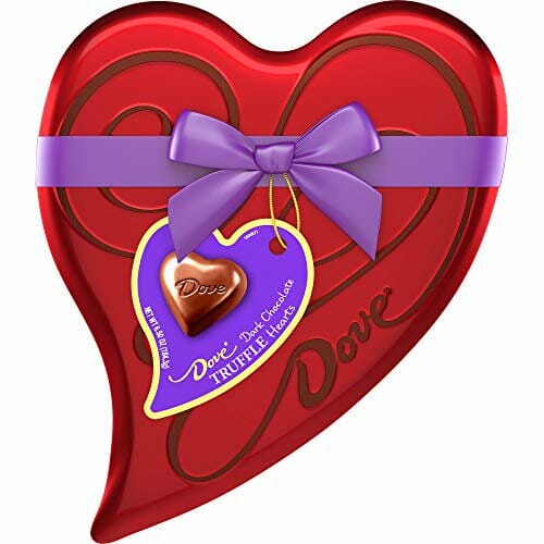 Dove Dark Chocolate Truffles Heart Tin