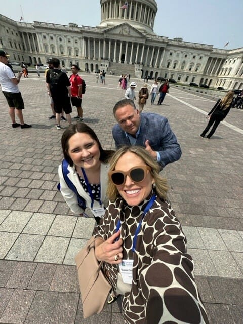 CDA Day on the Hill Shannon Campagna and Kyle Feldman