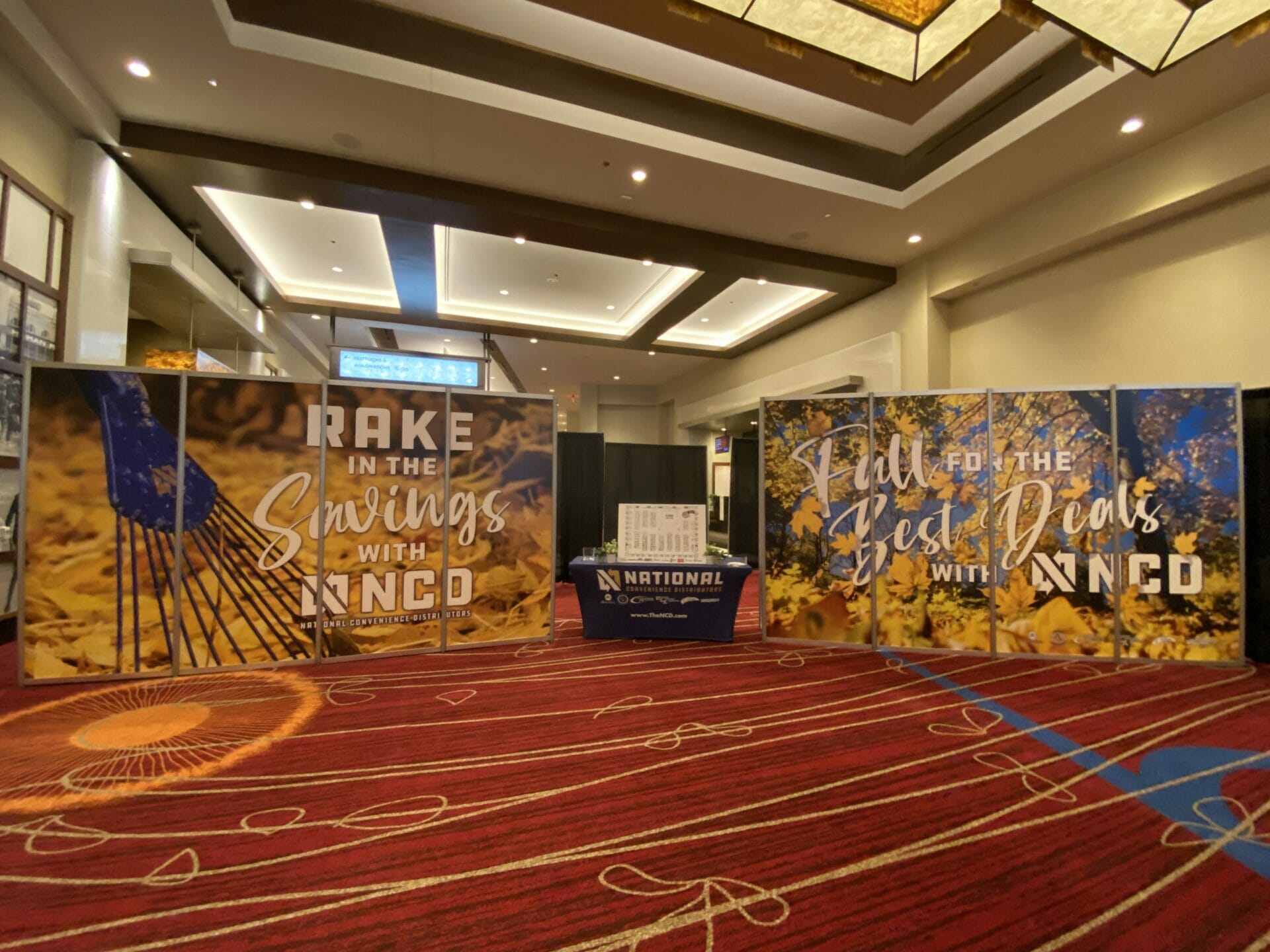 NCD Fall Trade Show Welcome Signs