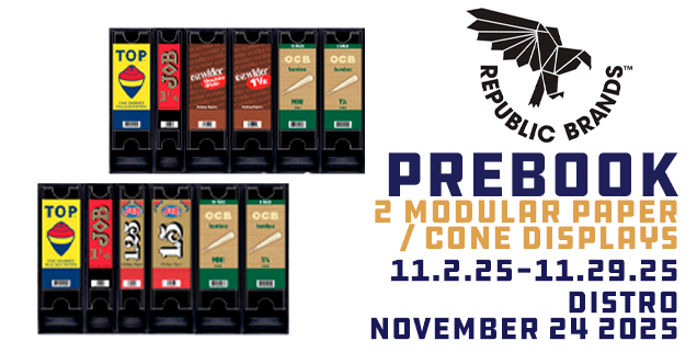 REPUBLIC TOBACCO NOVEMBER 2025 PREBOOK HEADER